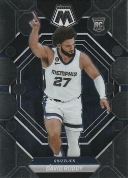 2022 Panini Mosaic David Roddy RC #223 Memphis Grizzlies