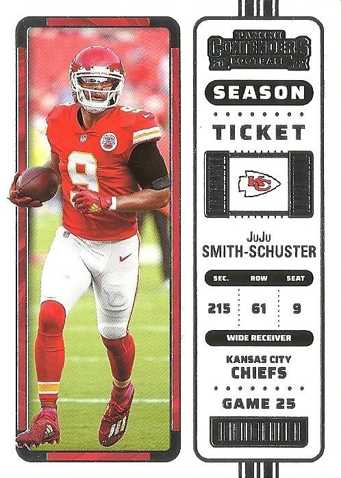 2022 Panini Contenders JuJu Smith-Schuster #60 Kansas City Chiefs