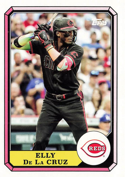 2025 Topps Archives 1987 Topps Boardwalk And Baseball Elly De La Cruz #87BB-15 Cincinnati Reds