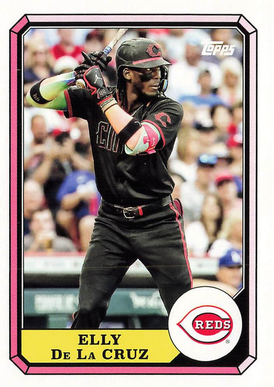 2025 Topps Archives 1987 Topps Boardwalk And Baseball Elly De La Cruz #87BB-15 Cincinnati Reds