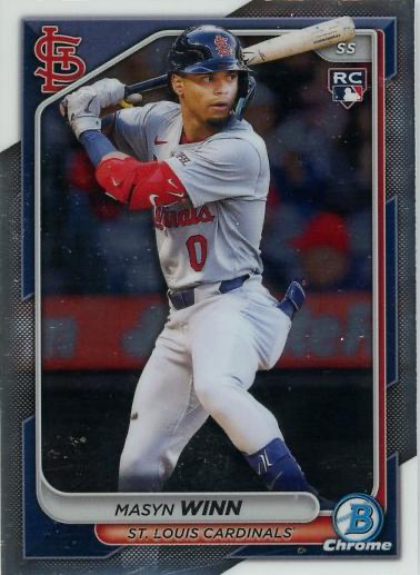 2024 Topps Bowman Chrome Masyn Winn RC St. Louis Cardinals #61