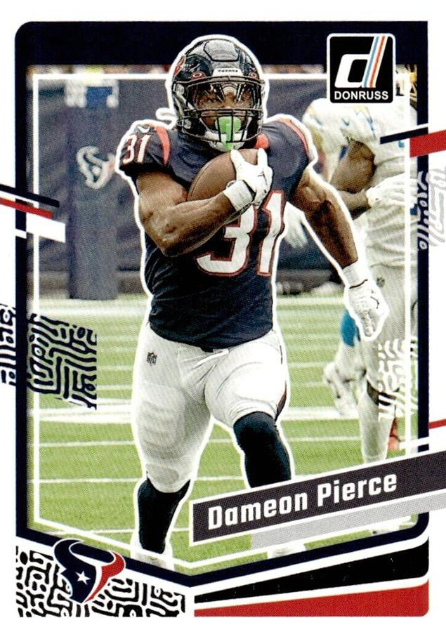 2023 Panini Donruss Dameon Pierce #116 Houston Texans