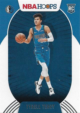 2020 Panini Hoops Tyrell Terry RC #218 Dallas Mavericks