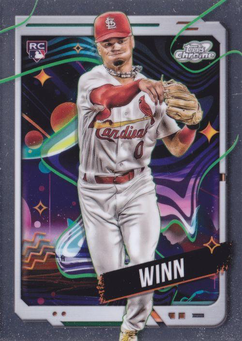2024 Topps Cosmic Chrome Masyn Winn RC St. Louis Cardinals #90