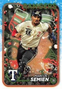 2024 Topps Holiday Marcus Semien Texas Rangers #H116