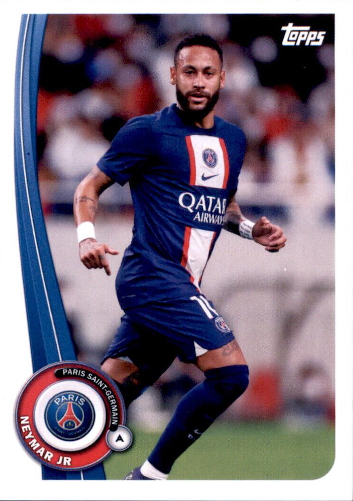 2022 Topps PSG Fan Set Neymar Jr #PA-18 Paris Saint-Germain