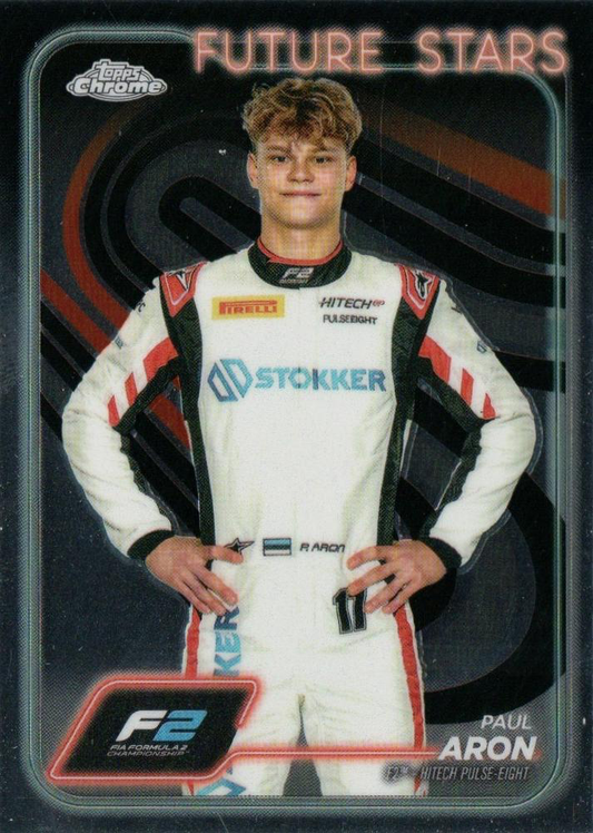 2024 Topps Chrome Formula 1 Paul Aron F2D #31 HiTech Pulse-Eight