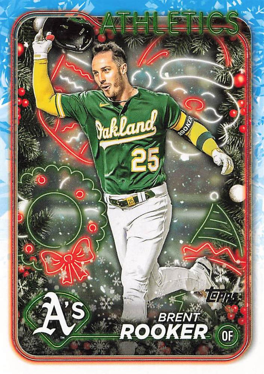 2024 Topps Holiday Brent Rooker Oakland Athletics #H41