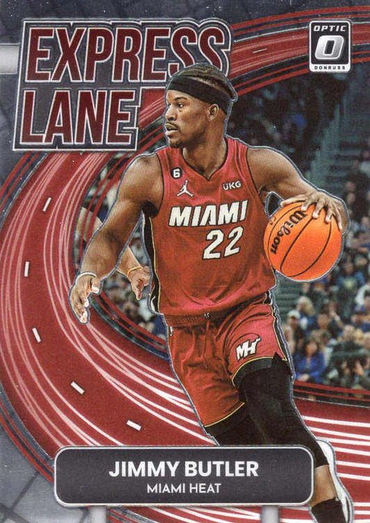2022 Panini Donruss Optic Express Lane Jimmy Butler #20 Miami Heat