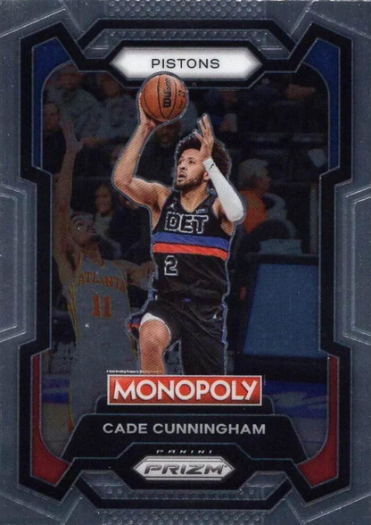 2023 Panini Prizm Monopoly Cade Cunningham #25 Detroit Pistons