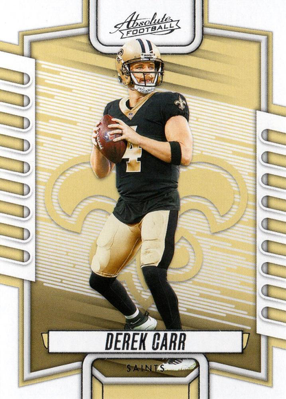 2023 Panini Absolute Derek Carr #22 New Orleans Saints