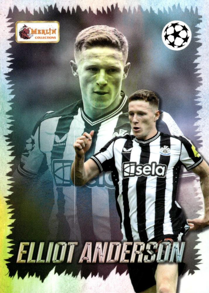 2023 Topps Merlin Heritage UCC Elliot Anderson Young Guns #142 Newcastle United