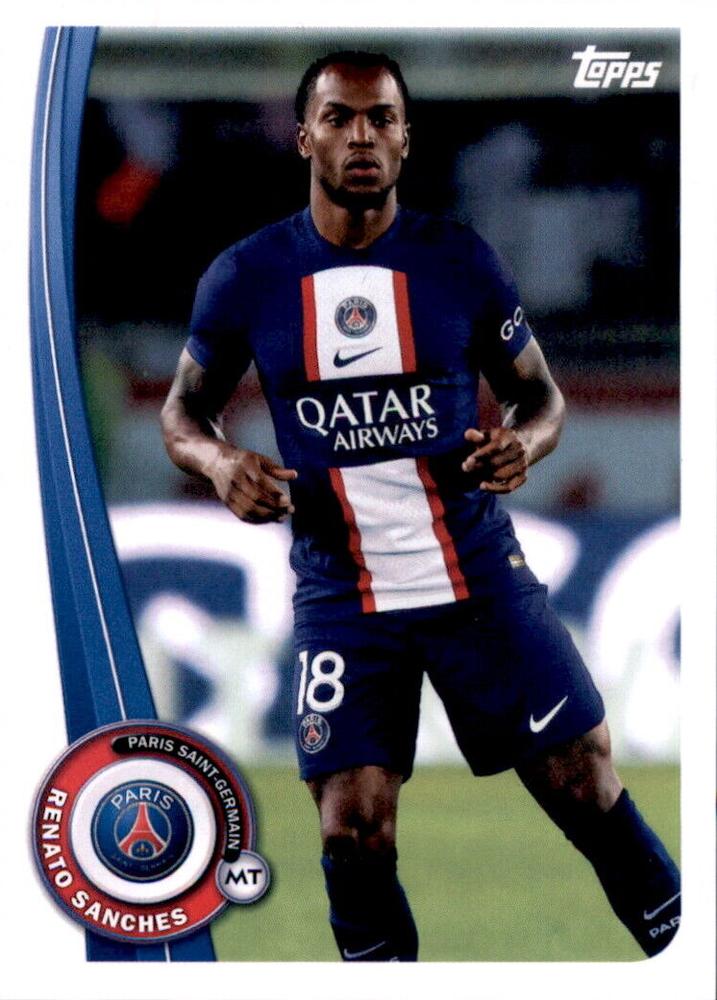 2022 Topps PSG Fan Set Renato Sanches #PA-15 Paris Saint-Germain