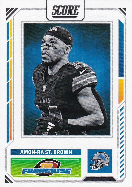 2025 Panini Score The Franchise Amon-Ra St. Brown #11 Detroit Lions