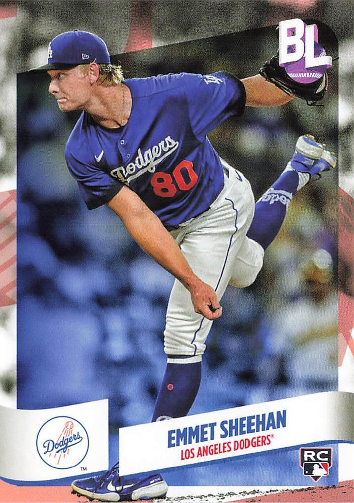 2024 Topps Big League Common Emmet Sheehan RC Los Angeles Dodgers #95