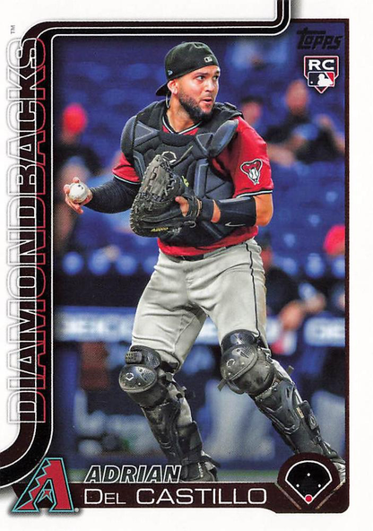 2025 Topps Series 1 Adrian Del Castillo RC Arizona Diamondbacks #226