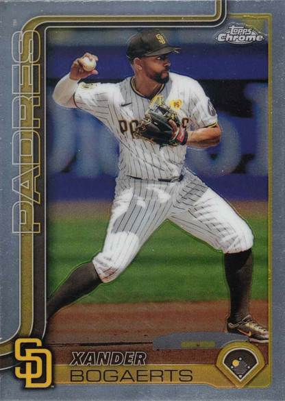 2025 Topps Chrome MLB Xander Bogaerts #229 San Diego Padres