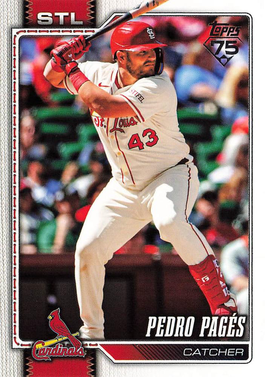 2026 Topps Series 1 Pedro Pages #280 St. Louis Cardinals