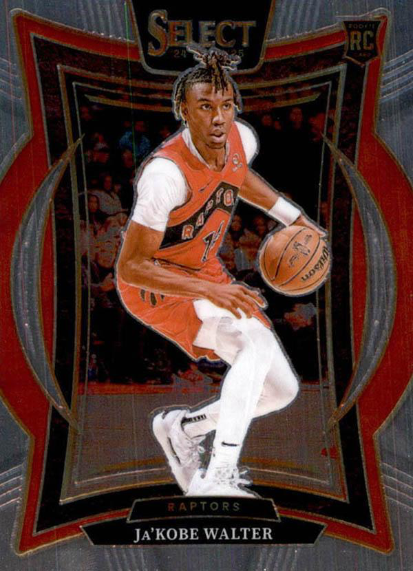 2024 Panini Select Ja'Kobe Walter RC #96 Toronto Raptors
