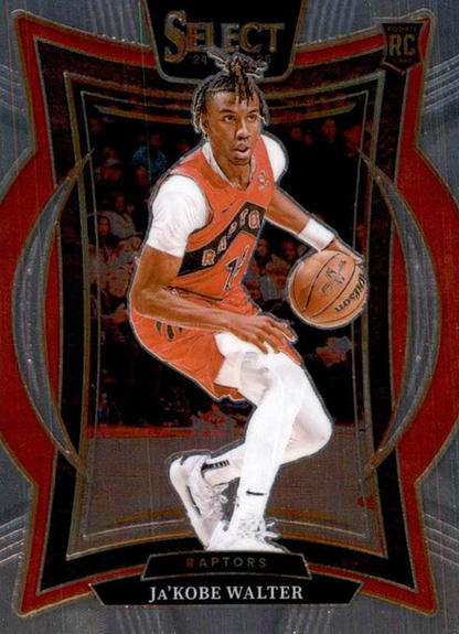 2024 Panini Select Ja'Kobe Walter RC #96 Toronto Raptors