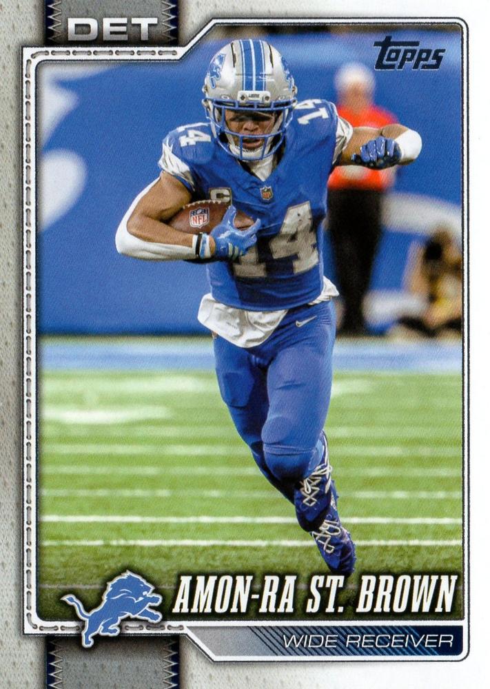 2026 Topps Flagship Amon-Ra St. Brown #66 Detroit Lions