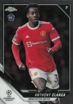 2021 Topps Chrome UCC RC Anthony Elanga #140 Manchester United