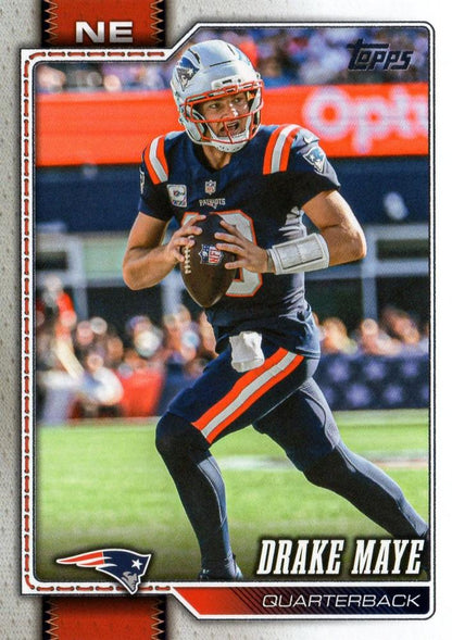 2026 Topps Flagship Drake Maye #136 New England Patriots
