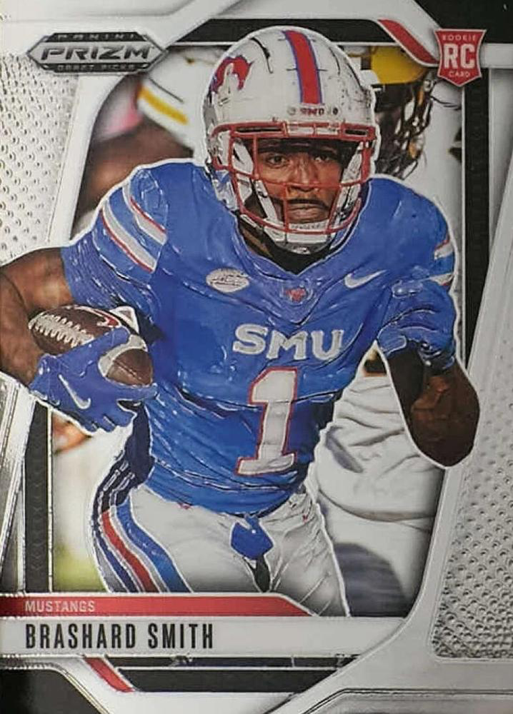 2025 Panini Prizm Draft Picks Brashard Smith #110 SMU Mustangs