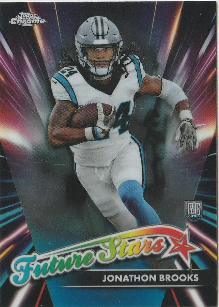 2024 Topps Chrome Future Stars Jonathon Brooks #FS-14 Carolina Panthers