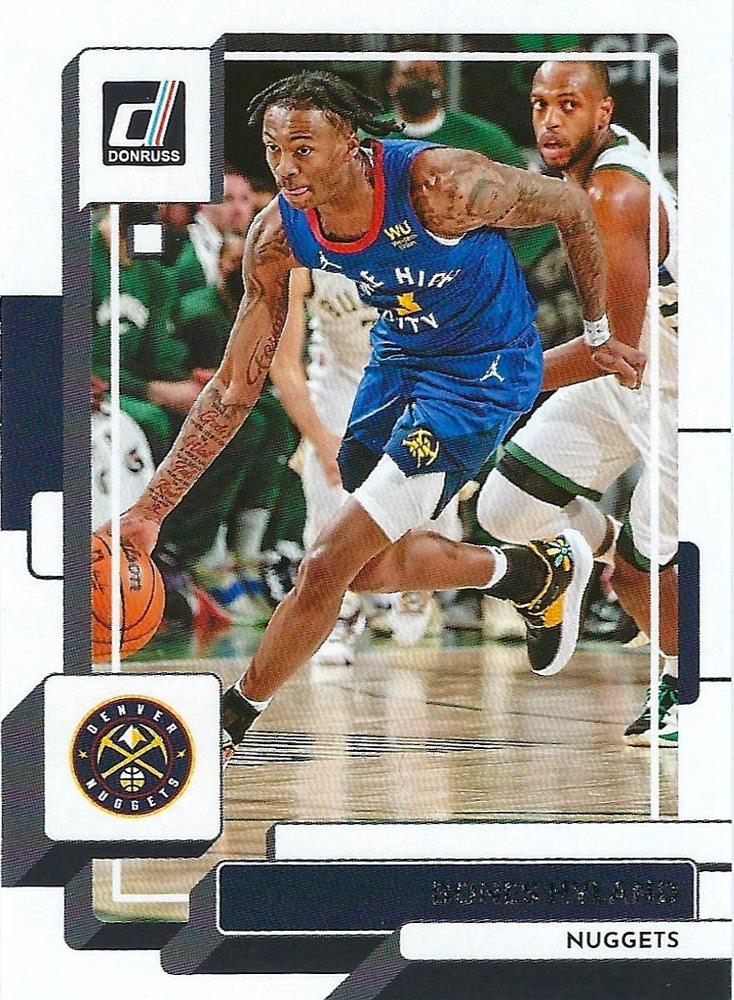 2022 Panini Donruss Bones Hyland #93 Denver Nuggets