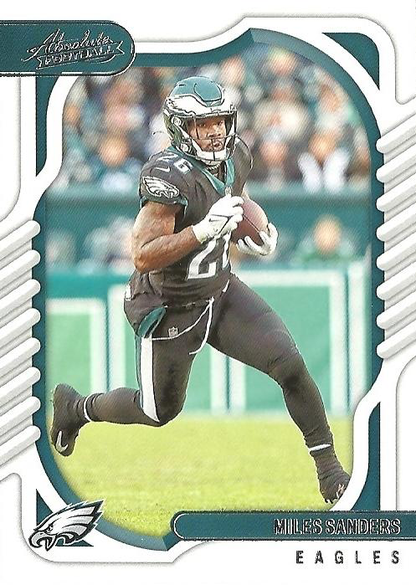 2022 Panini Absolute Miles Sanders #73 Philadelphia Eagles