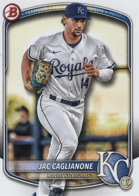 2025 Topps Bowman Prospects Jac Caglianone Kansas City Royals #BP-103