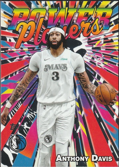 2025 Topps NBA Power Players Anthony Davis PP-13 Dallas Mavericks