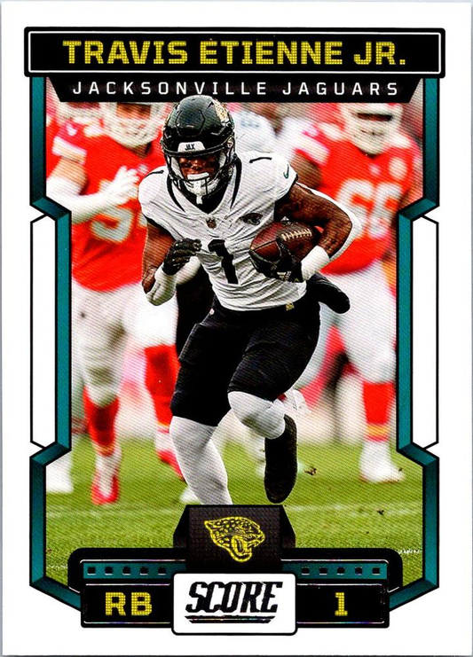 2023 Panini Score Football Travis Etienne Jr. Jacksonville Jaguars #18
