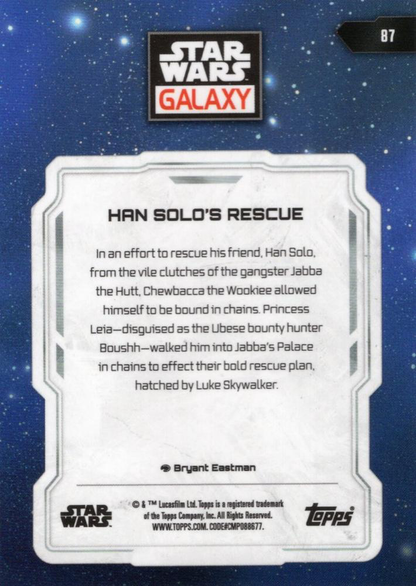 2024 Topps Chrome Star Wars Galaxy Han Solo's Rescue #87