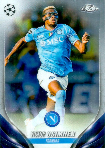 2023 Topps Chrome UEFA Club Competitions Victor Osimhen #58 Napoli