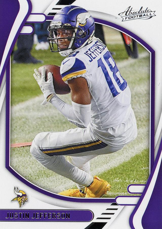 2021 Panini Absolute Retail Justin Jefferson #65 Minnesota Vikings