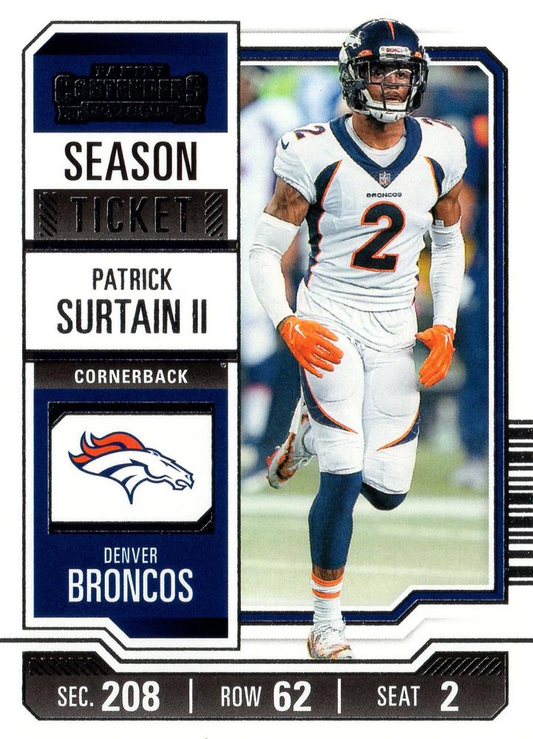 2023 Panini Contenders Patrick Surtain II Denver Broncos #31