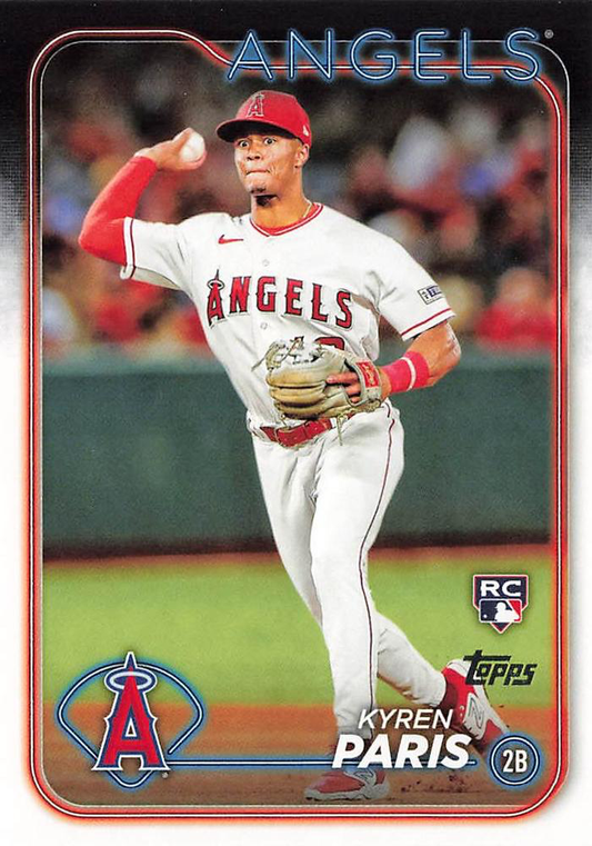 2024 Topps Series 2 Kyren Paris RC Los Angeles Angels #549