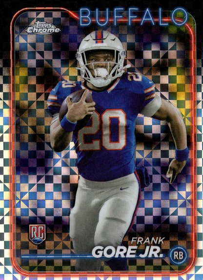 2024 Topps Chrome Football X- Fractor Frank Gore Jr. RC #260 Buffalo Bills