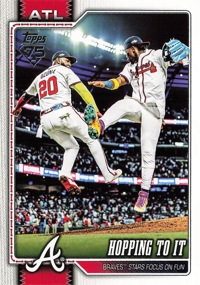 2026 Topps Series 1 Hopping to It #118 Atlanta Braves