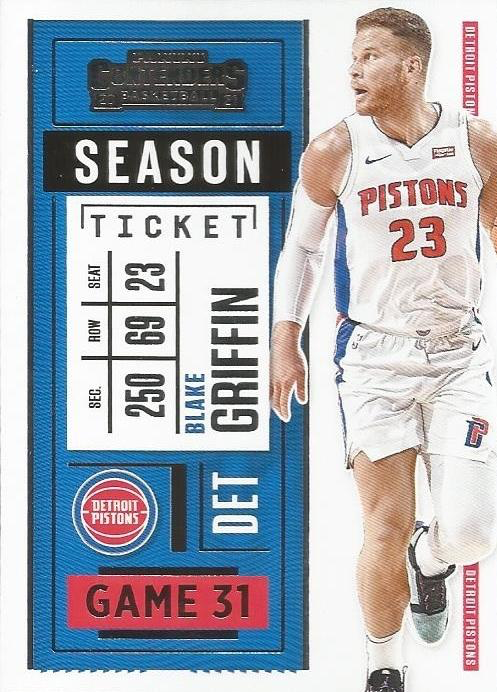 2020 Panini Contenders Blake Griffin #78 Detroit Pistons