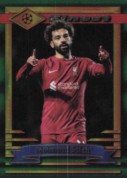 2022 Topps Finest Flashbacks UCC Mohamed Salah #78 Liverpool