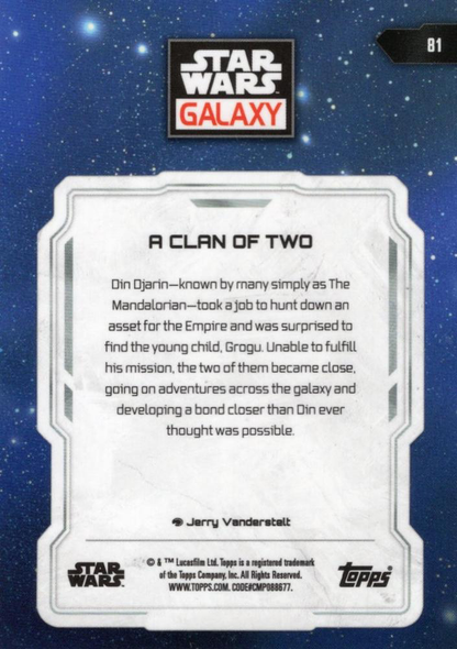 2024 Topps Chrome Star Wars Galaxy A Clan of Two #81