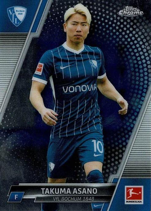 2021 Topps Chrome Bundesliga Takuma Asano #25 VfL Bochum 1848