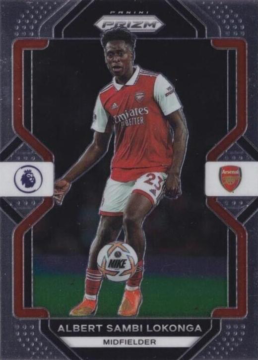2022 Panini Prizm Premier League Albert Sambi Lokonga #168 Arsenal FC