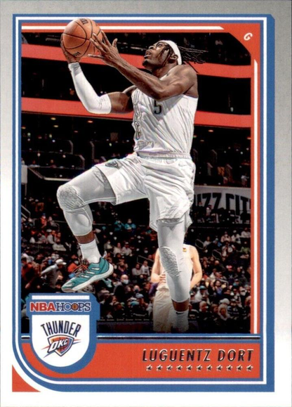 2022 Panini Hoops Luguentz Dort #202 Oklahoma City Thunder