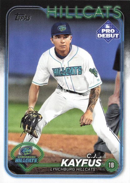 2024 Topps Pro Debut C.J. Kayfus #PD-15 Lynchburg Hillcats