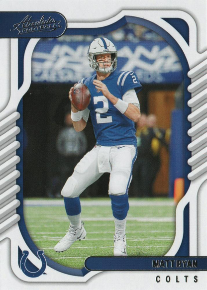 2022 Panini Absolute Matt Ryan #31 Indianapolis Colts