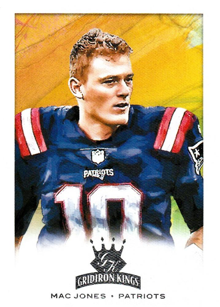 2021 Panini Chronicles Gridiron Kings Mac Jones #GK-5 New England Patriots